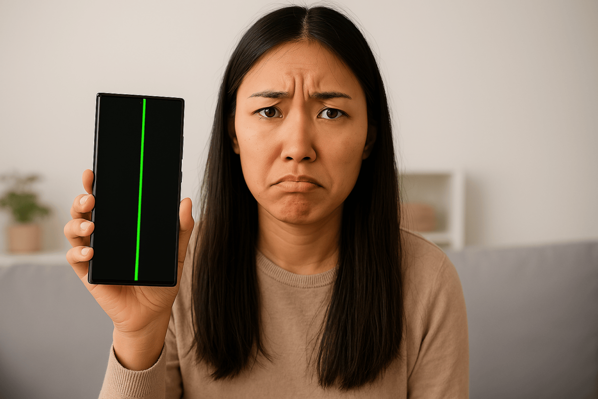 fix Samsung s24 ultra green screen